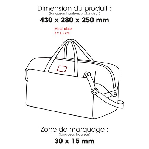 MAREN - Sac de sport Waste2Gear Week - end 30L