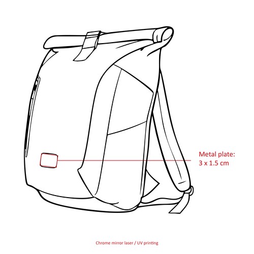 ONDA - Sac à dos Ocean Plastic Roll Top 22 L Le sac Waste2Gear le plus vendu de Chili