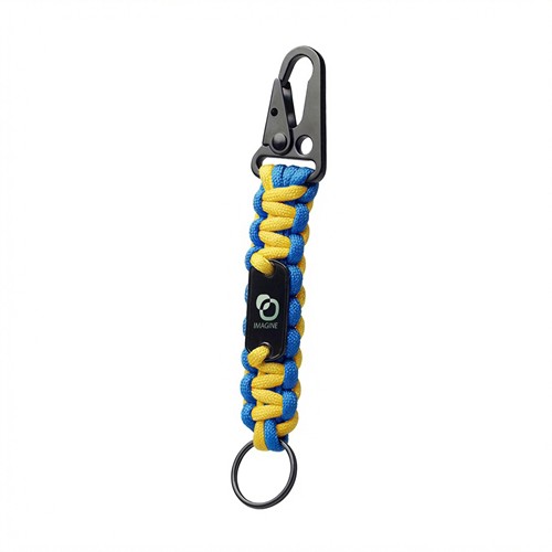 STRAND - RPET Porte - clés tressé avec crochet - 5