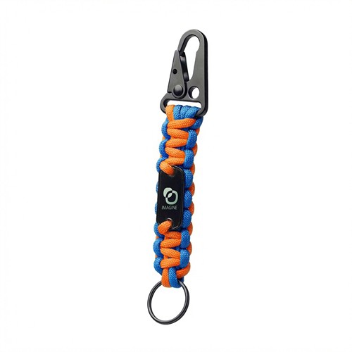 STRAND - RPET Porte - clés tressé avec crochet - 8