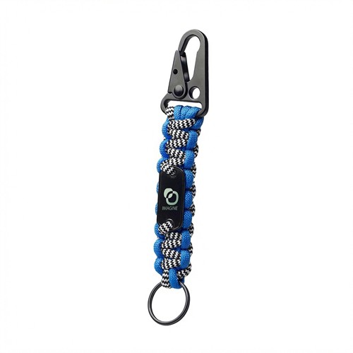 STRAND - RPET Porte - clés tressé avec crochet - 9