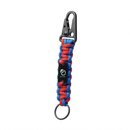 STRAND - RPET Porte - clés tressé avec crochet - 10