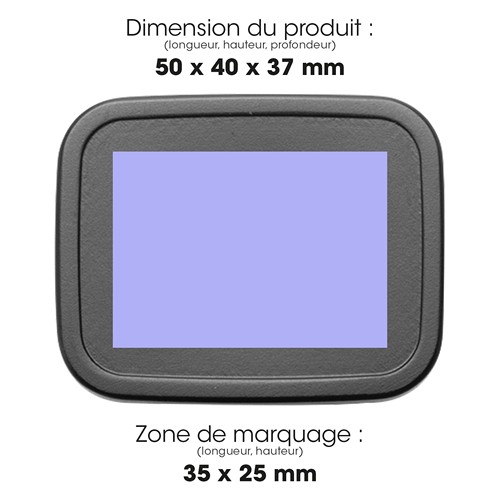 ALLO2 - Support magnétique universel pour ventilation de voiture en ABS recyclé