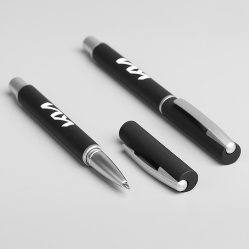 LYD Roller - Stylo à bille roulante en acier inoxydable recyclé