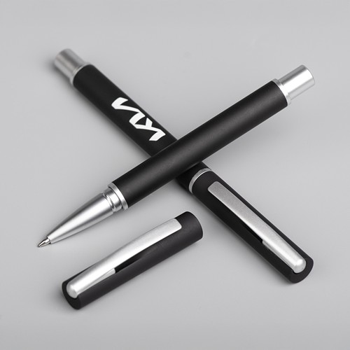 LYD Roller - Stylo à bille roulante en acier inoxydable recyclé