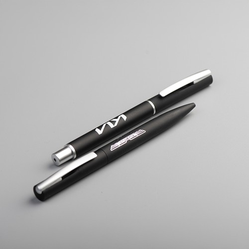 LYD Roller - Stylo à bille roulante en acier inoxydable recyclé