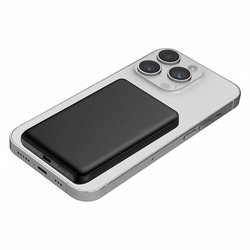 MANTI - BATTERIE DE SECOURS ALUMINIUM  MAGSAFE 20W - NOIR - 5