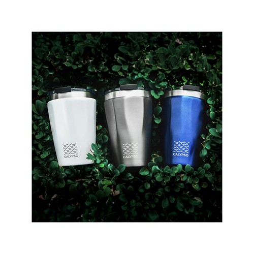 CALYPSO 886 - Gobelet en acier inoxydable recyclé à double paroi, 330 ml / 11 oz - 5