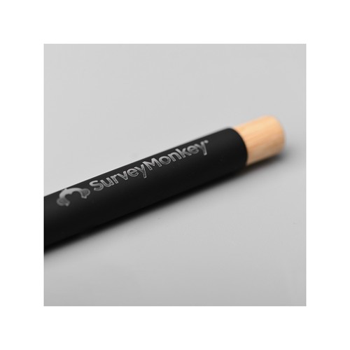 NOCLIP AB - Stylo à bille en aluminium recyclé et bambou FSC - 4