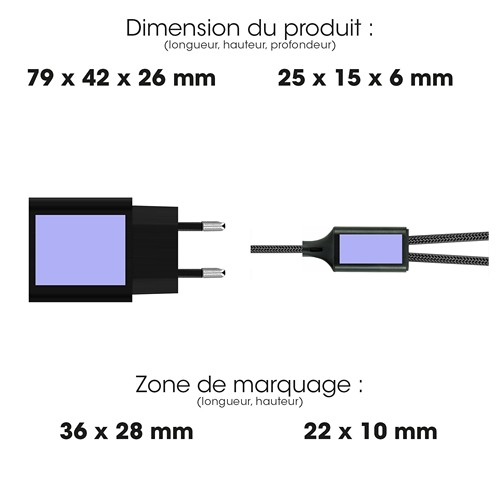 KIT ESSENTIEL PRISE + CÂBLE
