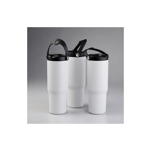 CALYPSO 878 - Gobelet en acier inoxydable recyclé à double paroi et sous vide, 900 ml / 30 oz