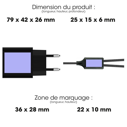 HAKO - KIT ESSENTIEL PRISE + CÂBLE NOIR