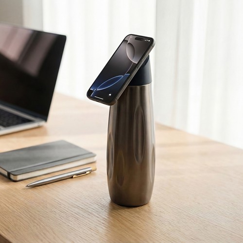NAZARE 876 - Bouteille en acier inoxydable recyclé à double paroi de 500 ml/17 oz - 4