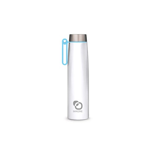 CALYPSO 880XLH - Bouteille isotherme à double paroi en acier inoxydable recyclé avec poignée 750 ml / 25 o