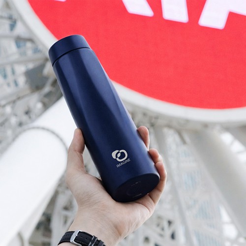 CALYPSO 880 - Bouteille isotherme en acier inoxydable recyclé à double paroi, 500 ml/17 oz - Powder coating