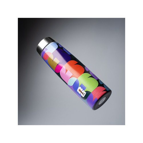 CALYPSO 880 - Bouteille isotherme en acier inoxydable recyclé à double paroi, 500 ml/17 oz - Powder coating - 5
