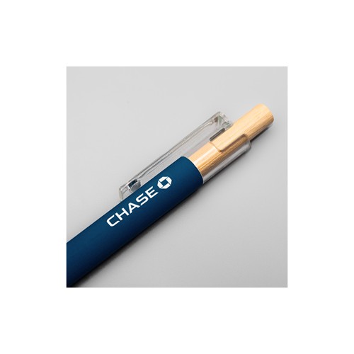 AAARR - Stylo en aluminium recyclé, bambou FSC® et ABS recyclé