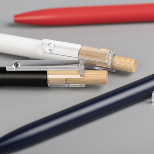 AAARR - Stylo en aluminium recyclé, bambou FSC® et ABS recyclé - 5