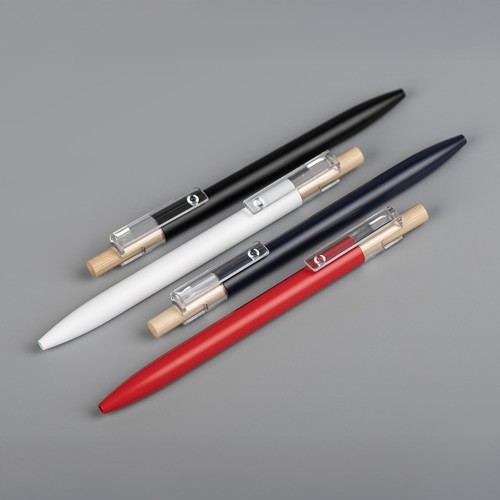 AAARR - Stylo en aluminium recyclé, bambou FSC® et ABS recyclé - 6