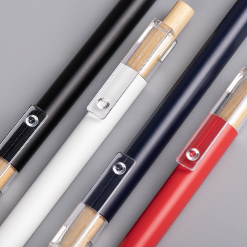 AAARR - Stylo en aluminium recyclé, bambou FSC® et ABS recyclé - 7