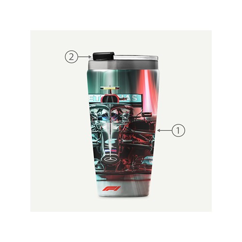 CALYPSO 886XL - 360° - Gobelet isotherme à double paroi en acier inoxydable recyclé de 500 ml / 16 oz - 3