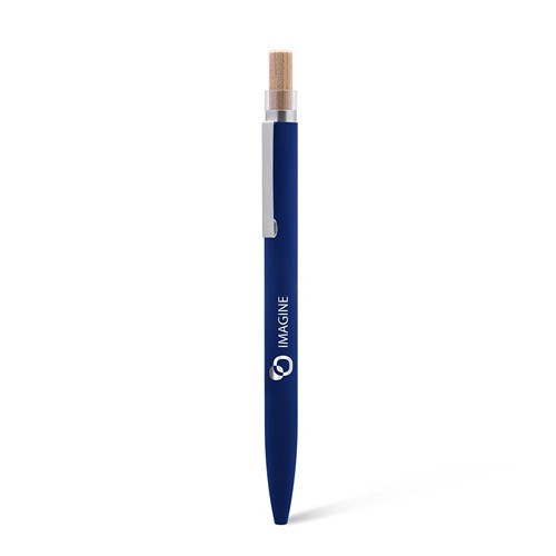 BAAM - Stylo à bille en aluminium recyclé, bambou FSC® et ABS recyclé - 1