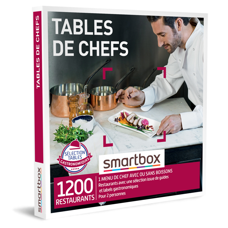 Tables de chefs 99.90 €, Smartbox