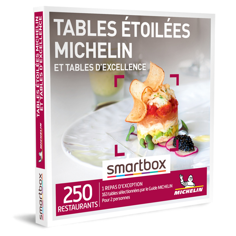 Tables étoilées MICHELIN et tables d'excellence 149 €, Smartbox