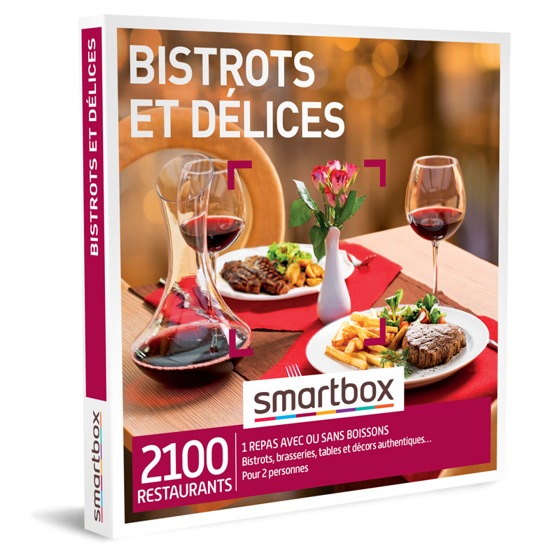 Bistrots et délices 49.90 €, Smartbox