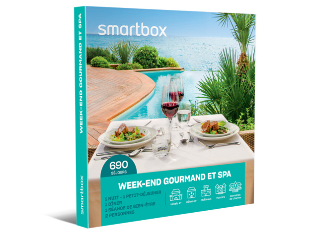 Week-end gourmand et spa 189.90 €, Smartbox