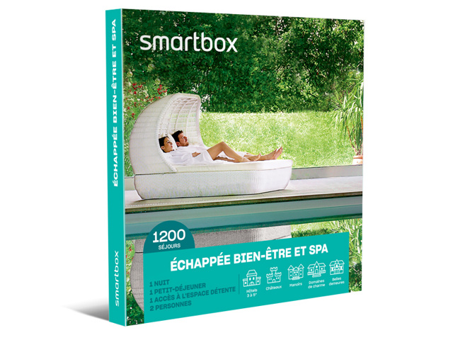 Échappée bien-être et spa 129.90 €, Smartbox