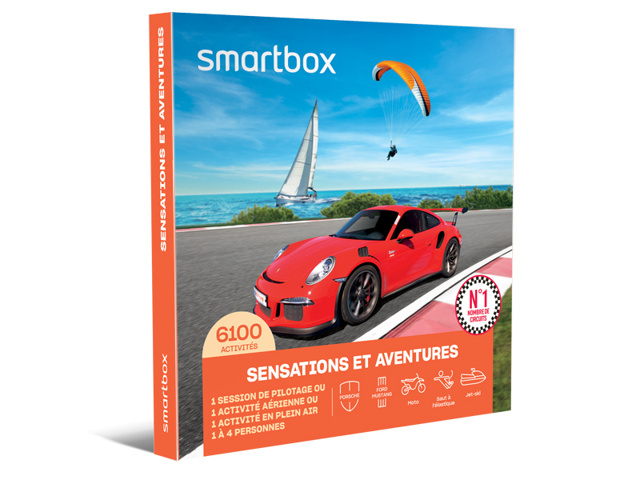 Sensations et aventures 49.90 €, Smartbox