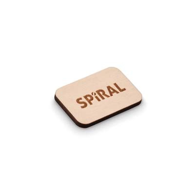 Pin's rectangulaire en bois, PROPULZ, Objets publicitaires personnalisés
