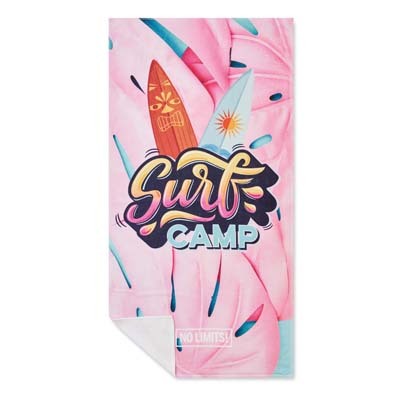 Serviette de plage en quadri