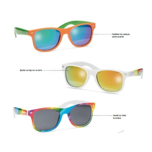 Lunettes de Soleil Personnalisées 100% sur mesure