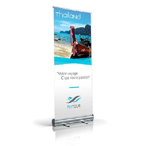 Kakémono Roll Up Eco 85 x 200 cm Simple Face, Impression de votre logo, Objets Personnalisables, Caudry