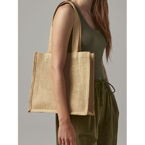 Sac shopping compact en Jute thumbnail 5