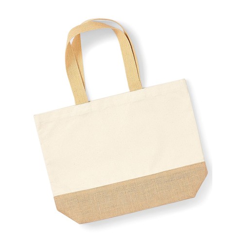 Jute Base Canvas Tote thumbnail 6