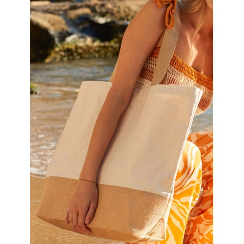 Jute Base Canvas Tote XL thumbnail 5