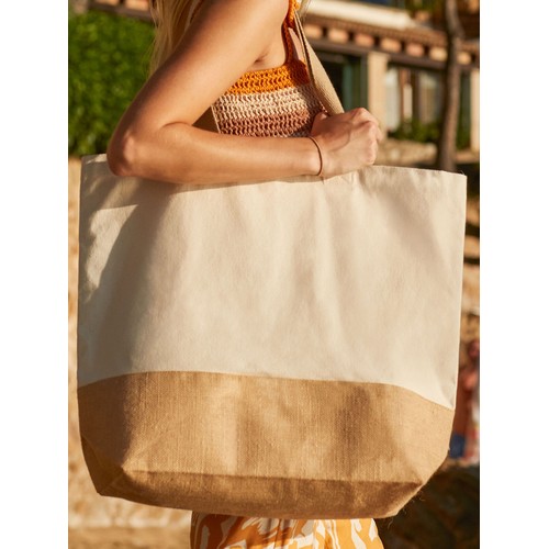 Jute Base Canvas Tote XL thumbnail 6