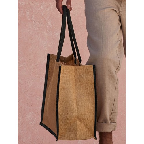 Natural Starched Jute Classic Shopper thumbnail 5