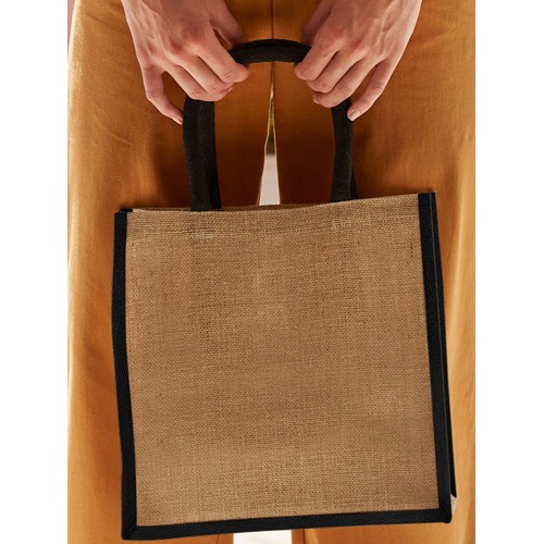 Natural Starched Jute Midi Tote thumbnail 6