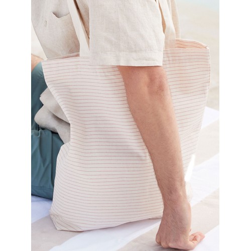 Striped Organic Cotton Tote thumbnail 4