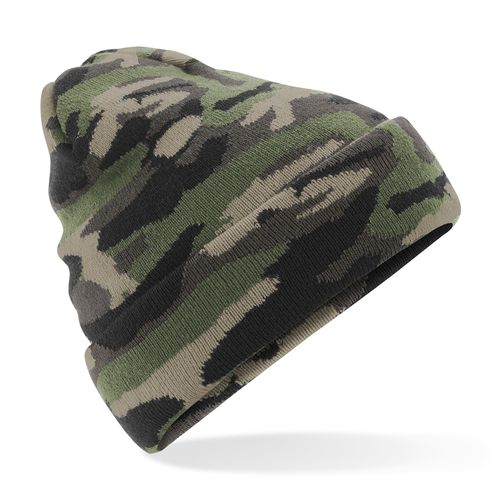 GORRO CAMUFLAJE CON DOBLADILLO