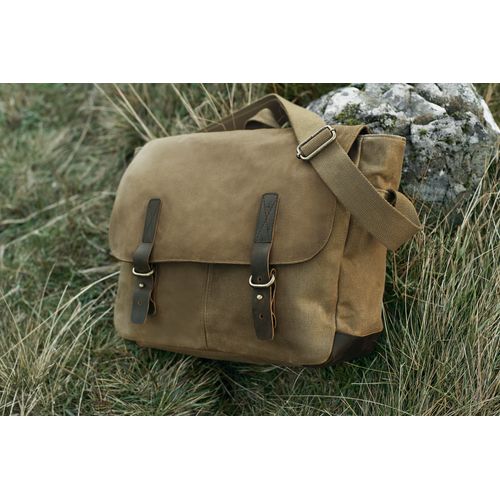 Heritage Waxed Canvas Messenger