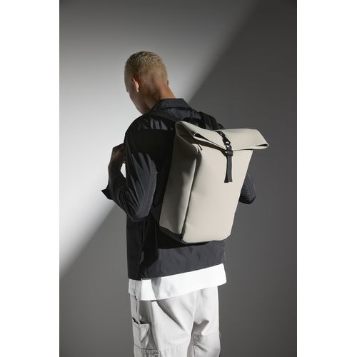 Matte PU Roll-Top Backpack Matte PU Roll-Top Backpack