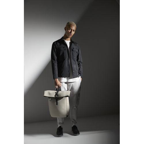 Matte PU Roll-Top Backpack Matte PU Roll-Top Backpack