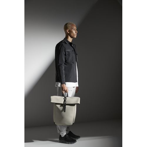 Matte PU Roll-Top Backpack Matte PU Roll-Top Backpack