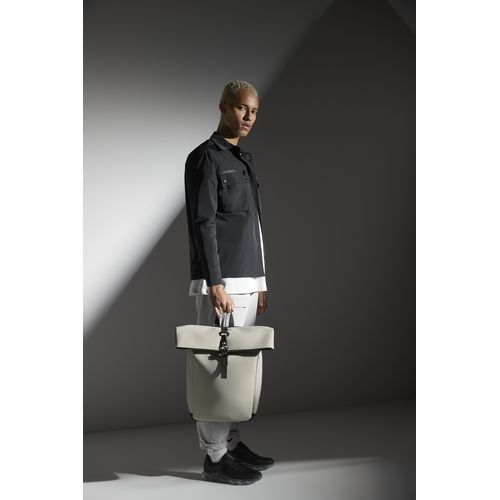 Matte PU Roll-Top Backpack Matte PU Roll-Top Backpack