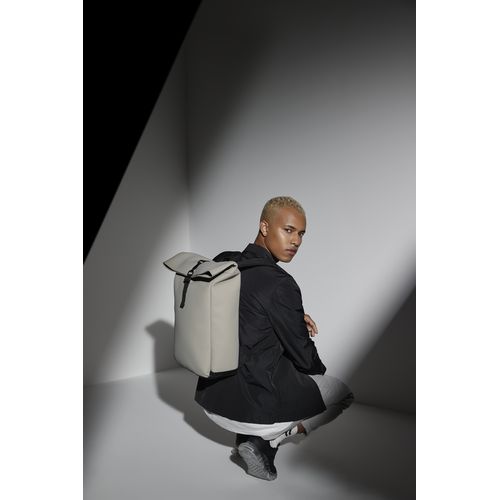 Matte PU Roll-Top Backpack Matte PU Roll-Top Backpack